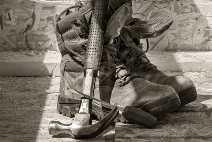 sore feet work boots